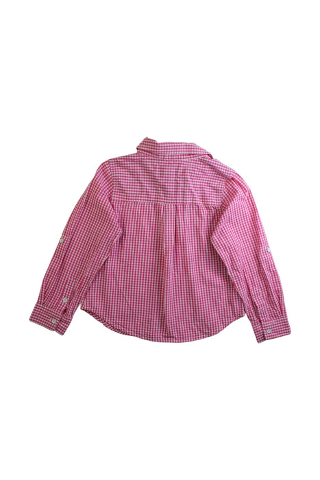 A Pink Long Sleeve Shirts from Cherokee in size 5T for girl. (Back View)