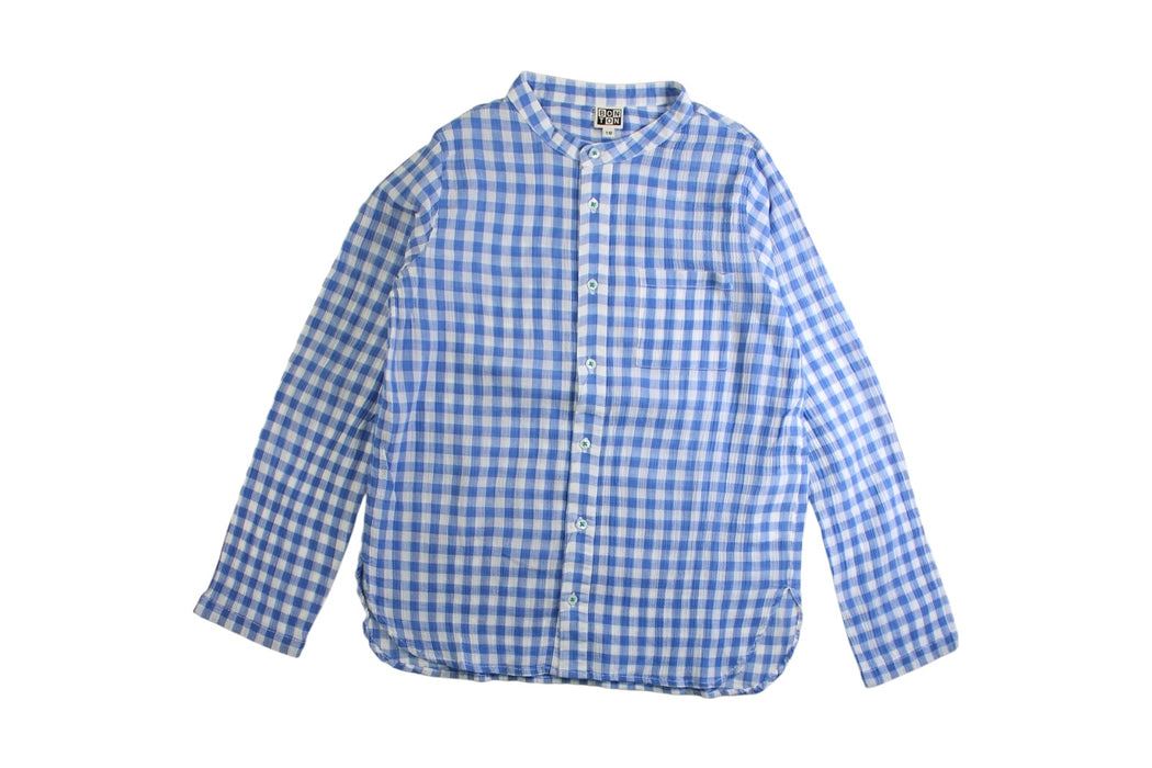 A Blue Long Sleeve Tops from Bonton in size 10Y for boy. (Front View)