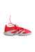 A Red Cleats/Soccer Shoes from Adidas in size 6T for neutral. (Front View)