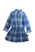 A Blue Long Sleeve Dresses from Polo Ralph Lauren in size 3T for girl. (Front View)