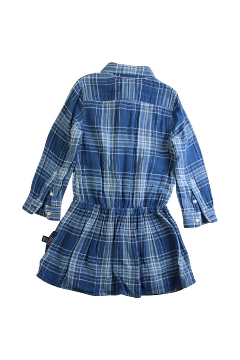 A Blue Long Sleeve Dresses from Polo Ralph Lauren in size 3T for girl. (Back View)