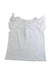 A White Sleeveless Tops from Ralph Lauren in size 12-18M for girl. (Front View)
