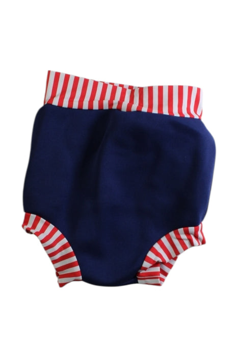 A Navy Swim Diapers from Splash About in size 2T for neutral. (Back View)