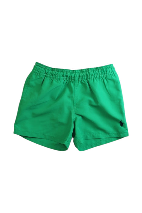A Green Shorts from Polo Ralph Lauren in size 2T for boy. (Front View)