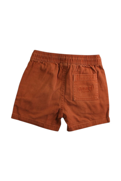 A Orange Shorts from Seed in size 3T for boy. (Back View)