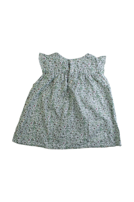 A Green Sleeveless Tops from Bout'Chou in size 3T for girl. (Back View)