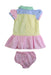 A Multicolour Dress Sets from Ralph Lauren in size 6-12M for girl. (Back View)