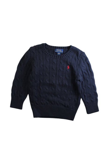A Navy Knit Sweaters from Polo Ralph Lauren in size 2T for neutral. (Front View)