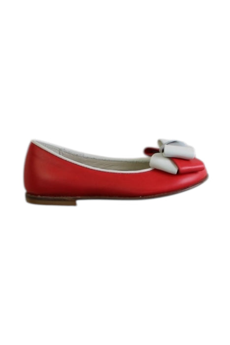 A Red Flats from I Pinco Pallino in size 3T for girl. (Front View)