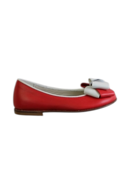 A Red Flats from I Pinco Pallino in size 3T for girl. (Front View)