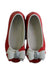 A Red Flats from I Pinco Pallino in size 3T for girl. (Back View)