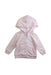 A Pink Zippered Sweatshirts from Ralph Lauren in size 6-12M for girl. (Front View)