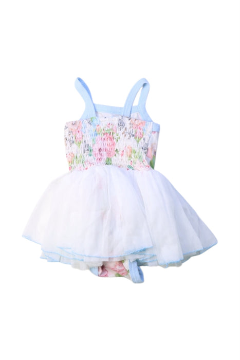 A Multicolour Sleeveless Dresses from Rock Your Baby in size 3-6M for girl. (Back View)