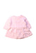 A Pink Long Sleeve Dresses from Seed in size 0-3M for girl. (Front View)