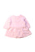 A Pink Long Sleeve Dresses from Seed in size 0-3M for girl. (Front View)