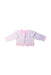 A Pink Cardigans from Chickeeduck in size 6-12M for girl. (Front View)