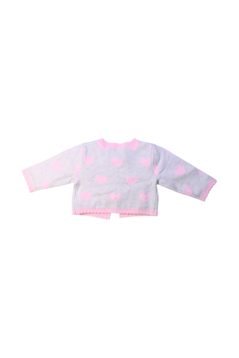 A Pink Cardigans from Chickeeduck in size 6-12M for girl. (Back View)