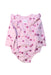 A Pink Long Sleeve Bodysuits from Country Road in size Newborn for girl. (Back View)