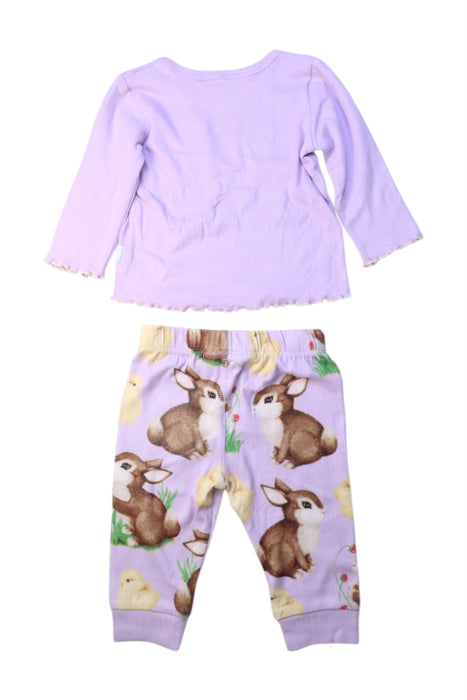 A Multicolour Pyjama Sets from Peter Alexander in size 6-12M for girl. (Back View)