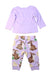 A Multicolour Pyjama Sets from Peter Alexander in size 6-12M for girl. (Back View)