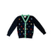 A Navy Cardigans from Gucci in size 5T for boy. (Front View)