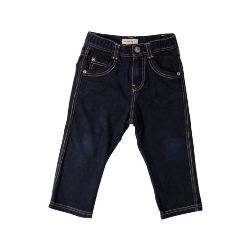 A Navy Jeans from Burberry in size 6-12M for boy. (Front View)