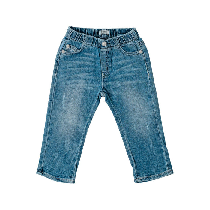 A Blue Jeans from Armani Baby in size 12-18M for neutral. (Front View)