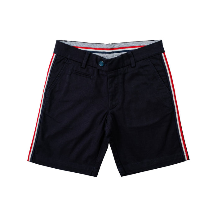A Black Shorts from Moncler in size 10Y for boy. (Front View)