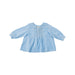 A Blue Long Sleeve Tops from Bonpoint in size 6-12M for girl. (Front View)
