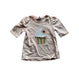 A Pink Short Sleeve T Shirts from Seed in size 5T for girl. (Front View)