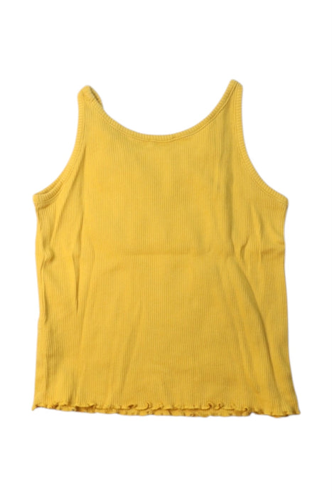 A Yellow Sleeveless Tops from Bout'Chou in size 2T for girl. (Back View)