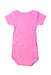 A Pink Short Sleeve Bodysuits from Petit Bateau in size 3-6M for girl. (Back View)
