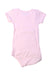 A Pink Short Sleeve Bodysuits from Petit Bateau in size 3-6M for girl. (Back View)