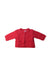 A Red Cardigans from Bout'Chou in size 3-6M for girl. (Front View)
