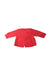 A Red Cardigans from Bout'Chou in size 3-6M for girl. (Back View)