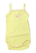 A Yellow Sleeveless Bodysuits from Absorba in size 3-6M for girl. (Front View)