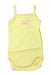 A Yellow Sleeveless Bodysuits from Absorba in size 3-6M for girl. (Front View)