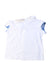 A White Short Sleeve Tops from Sergent Major in size 3-6M for girl. (Back View)