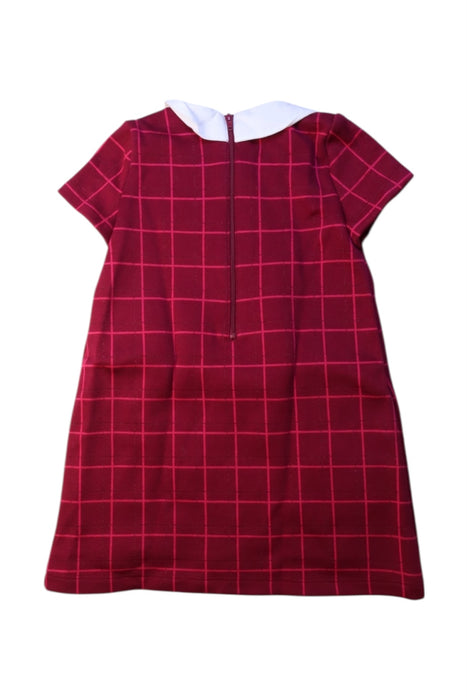 A Red Short Sleeve Dresses from Sergent Major in size 2T for girl. (Back View)