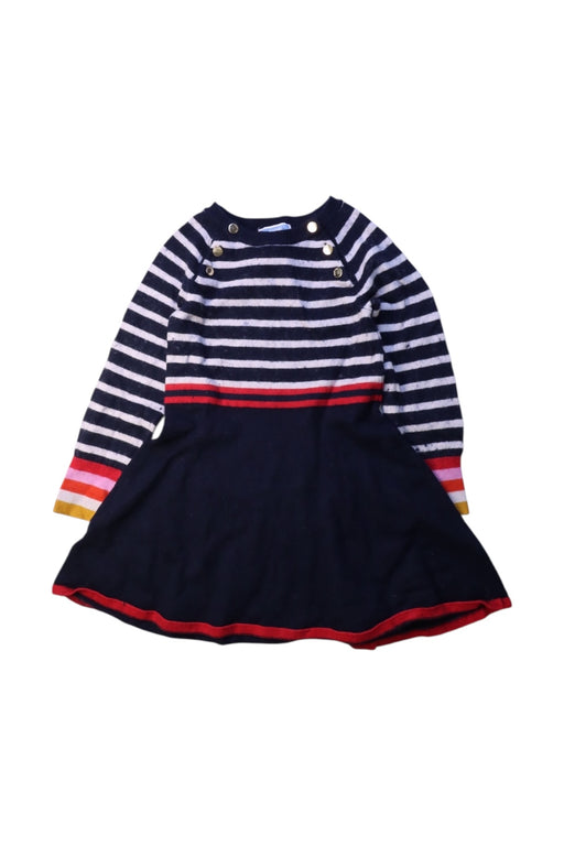 A Multicolour Sweater Dresses from Jacadi in size 4T for girl. (Front View)