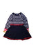 A Multicolour Sweater Dresses from Jacadi in size 4T for girl. (Front View)