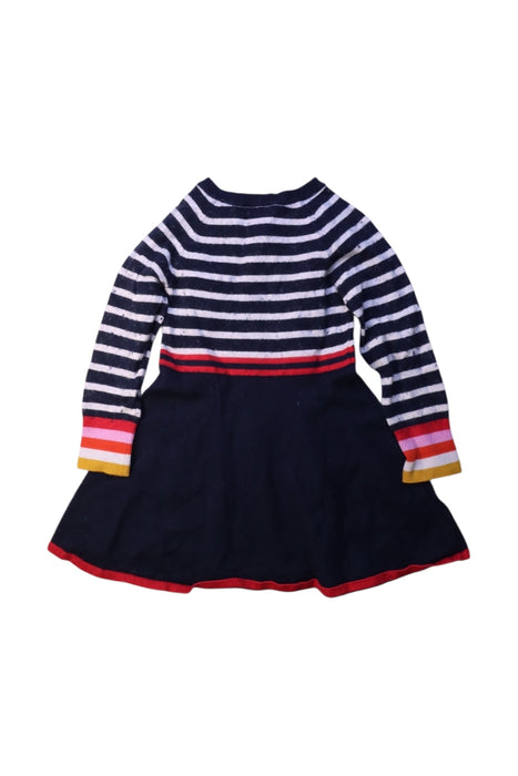 A Multicolour Sweater Dresses from Jacadi in size 4T for girl. (Back View)