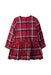 A Red Long Sleeve Dresses from Mayoral in size 4T for girl. (Back View)