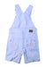 A Blue Overall Shorts from Cadet Rousselle in size 3-6M for boy. (Back View)