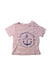 A Pink Short Sleeve T Shirts from Bout'Chou in size 3-6M for boy. (Front View)