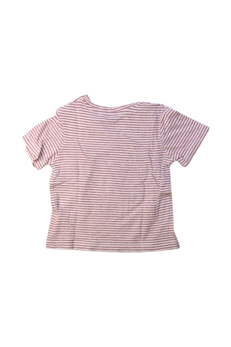 A Pink Short Sleeve T Shirts from Bout'Chou in size 3-6M for boy. (Back View)