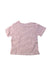 A Pink Short Sleeve T Shirts from Bout'Chou in size 3-6M for boy. (Back View)