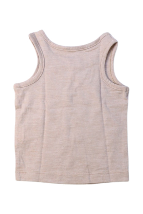 A Beige Sleeveless Tops from Bout'Chou in size 3-6M for boy. (Back View)