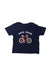 A Navy Short Sleeve T Shirts from Bout'Chou in size 3-6M for boy. (Front View)