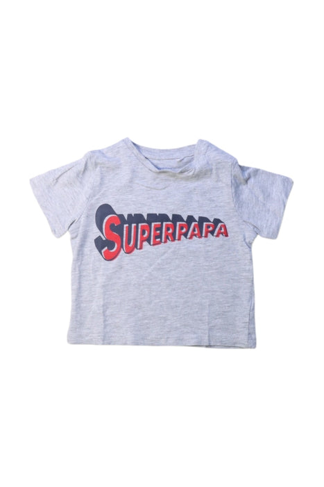 A Grey Short Sleeve T Shirts from Bout'Chou in size 3-6M for boy. (Front View)